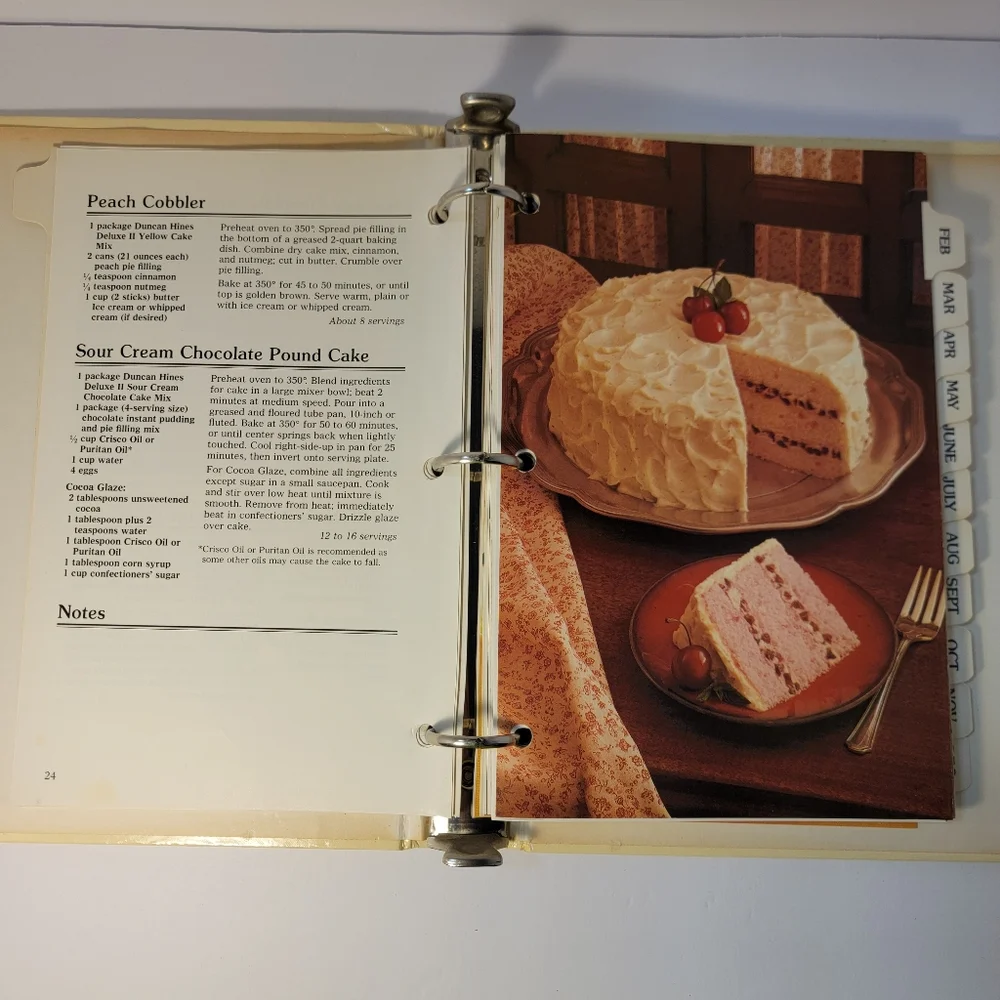 💚 Vintage 1979 Duncan Hines Bake Shop In A Book Almanac Cookbook‎ Recipes